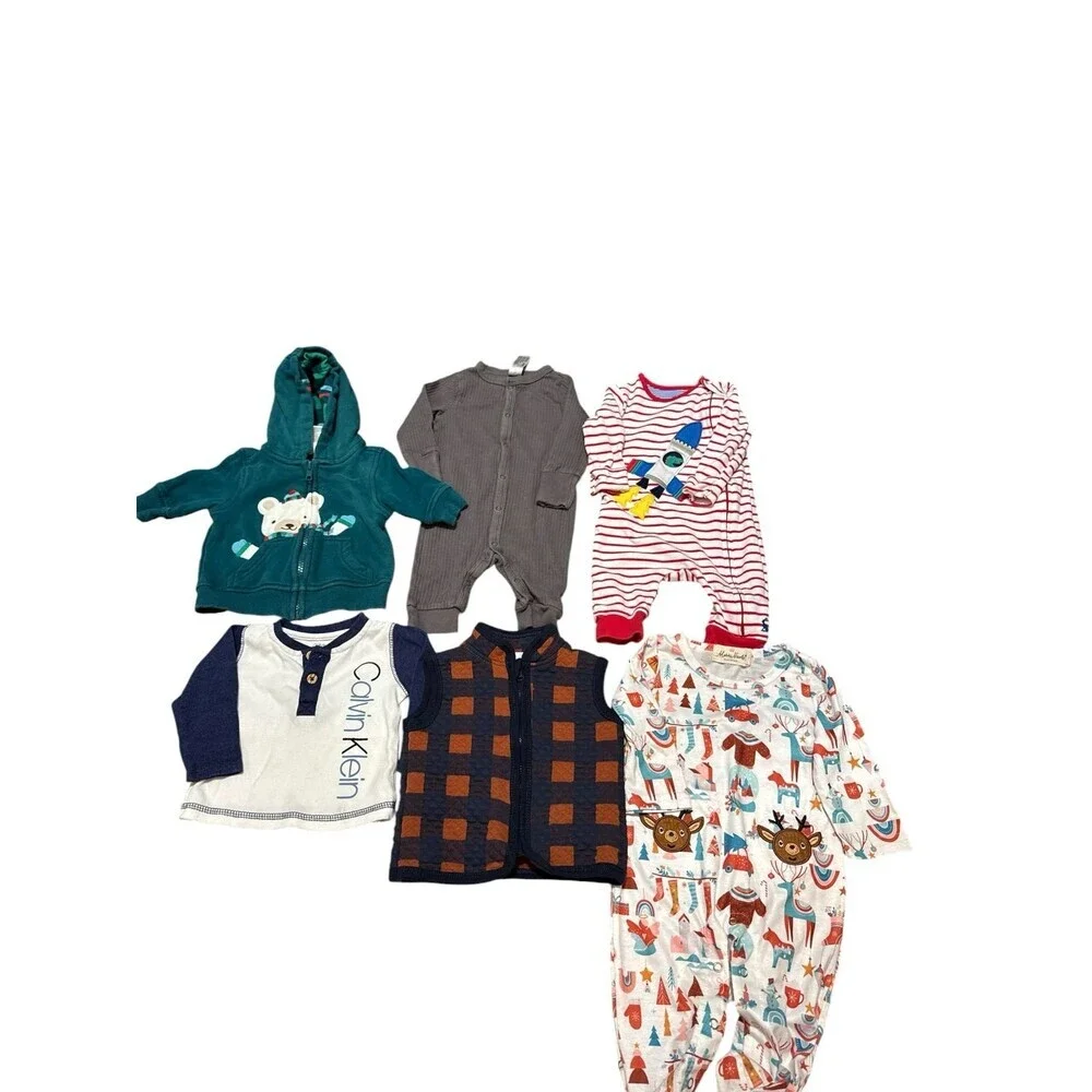 Baby Boy Clothing Bundle Mixed Brands Size 0-3 Months